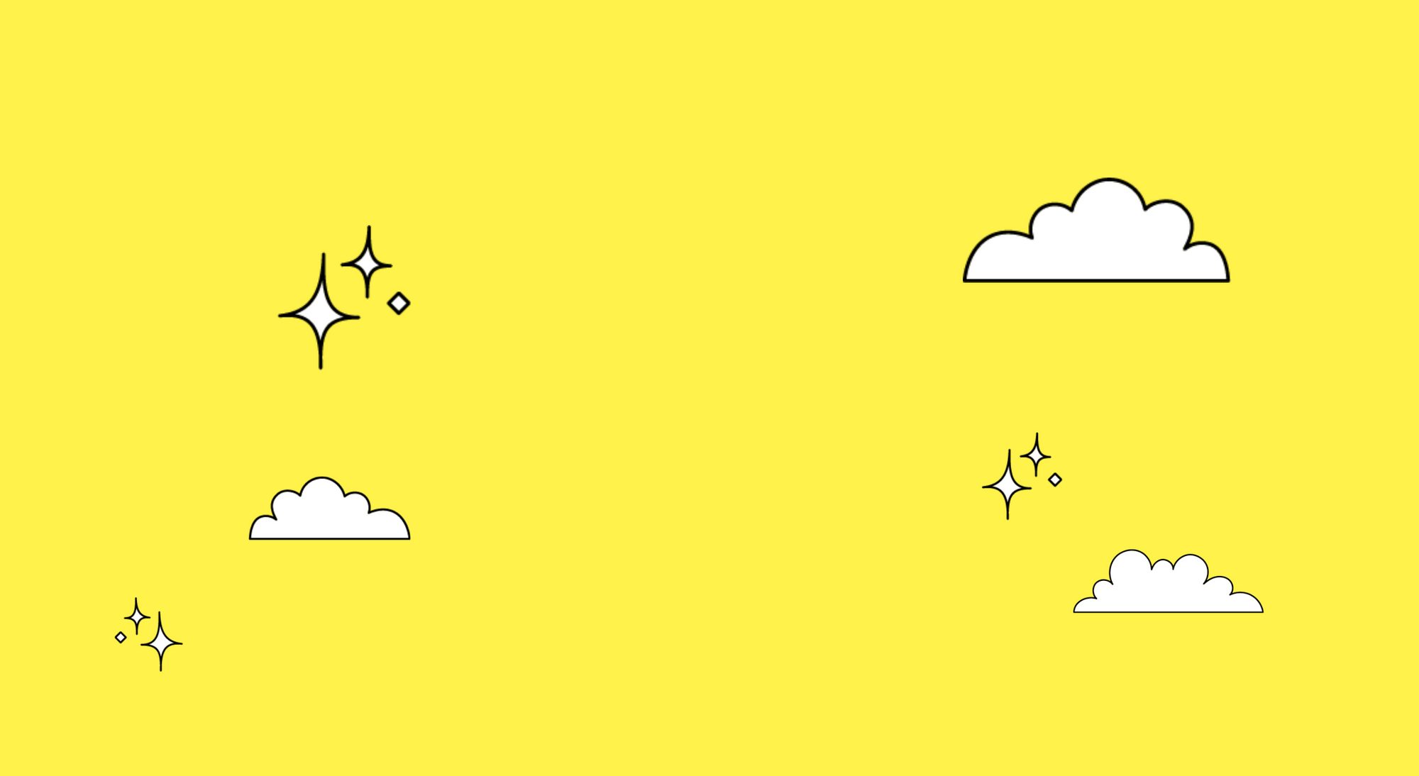 Sunr Yellow Background with Clouds
